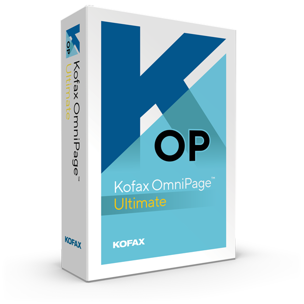 KOFAX OmniPage Ultimate - Lizenz - 1 Benutzer - Download - ELD - Win - Englisch, Deutsch, Französisc