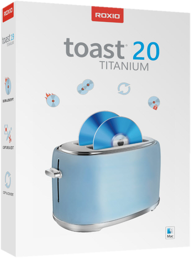 COREL ESD / Roxio Toast 20 Titanium ML / Mac